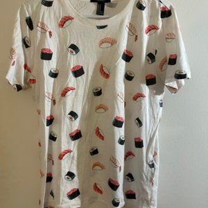 Forever 21 Sushi Graphic Tee - Size M